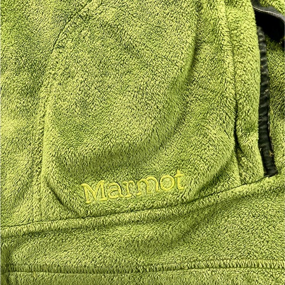 Marmont Green running fleece hoodie size Medium - Picture 6 of 10